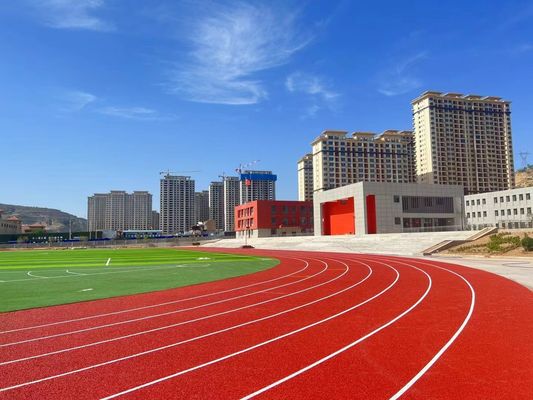 مقاومت در برابر آب و هوا EPDM لاستیک دویدن مسیر ورزشی کف 13mm ضخامت