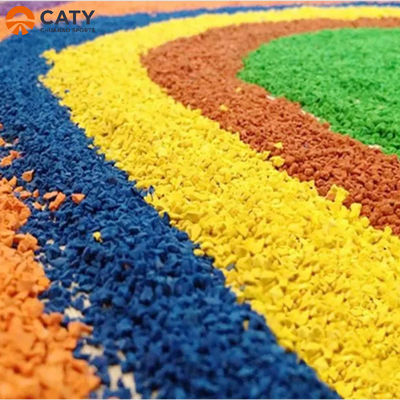 دانه های لاستیکی EPDM مقاوم در برابر اشعه UV غیر سمی برای کف کف ورزشی