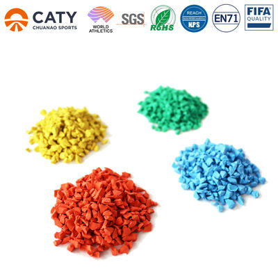 مقاومت در برابر اشعه UV IAAF تایید شده است 400M استاندارد تابش دار تارتان مسیرهای ورزشی مسیرهای مصنوعی مسیرهای دویدن