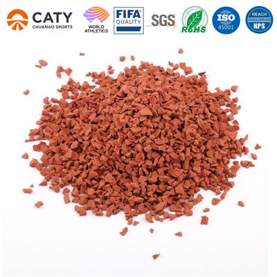 مسیر دویدن لاستیکی Epdm رنگ آمیزی IAAF برای مسیر دویدن لاستیکی توسط EPDM SBR Granules