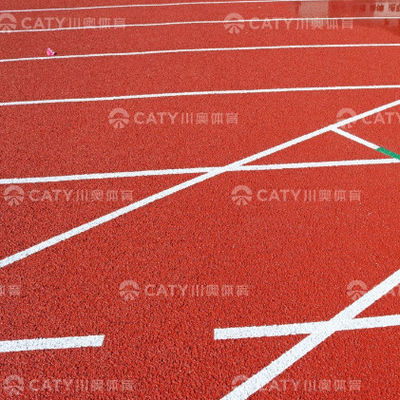 مسیر دویدن از لاستیک مصنوعی برای همه آب و هوا مسیر دویدن با لاستیک