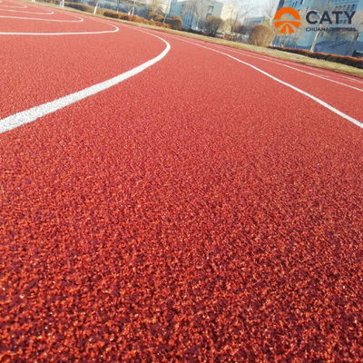 ضد اشعه ی ماوراء بنفش ورزش راه دویدن ضد صوتی EPDM دانه های لاستیکی چین کارخانه های نصب راه دویدن