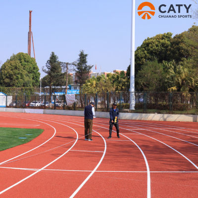 ورزش در فضای باز EPDM لاستیک کم نگهداری در حال اجرا در حال اجرا قرمز EPDM دانه
