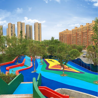 طبقه ایمنی زمین های بازی EPDM، طبقه ورزشی رنگ EPDM، طبقه دانه دار SGS
