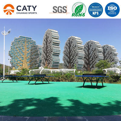 1.2g/cm3 کف زمین برای زمین بازی برای باغ زمین بازی سطوح لاستیک زمین بازی کودکان