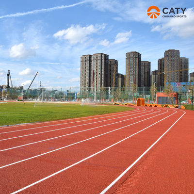 مسیر دویدن با گواهینامه ASTM برای همه آب و هوا سطح لاستیکی EPDM برای استفاده در فضای باز