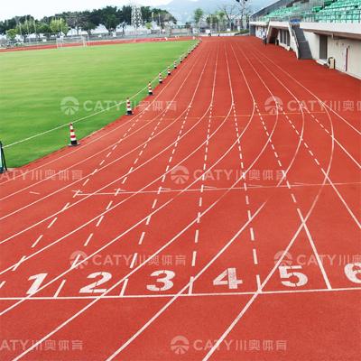 فروش داغ پیست دویدن نفوذپذیر سازگار با محیط زیست برای مناطق ورزشی پایدار و سبز