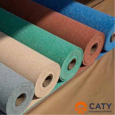 رول لاستیکی EPDM مقاوم به لغز و فرسایش، تضمین ایمنی و جذب سر و صدا برای استفاده تجاری