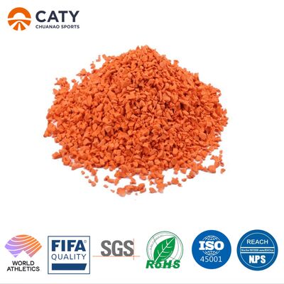مواد ضد اشعه ی ماوراء بنفش، مسابقات ورزشی، زمین های بازی، دانه های لاستیکی EPDM مقاوم به پوشیدن