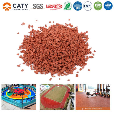 سطح زمین بازی EPDM لاستیک SBR دانه های لاستیک برای کف ایمنی زمین بازی کف لاستیک زمین بازی