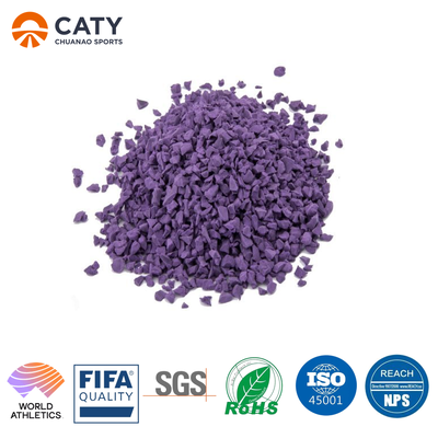 عمده فروشی کف فرش لاستیکی ضد UV EPDM دانه دار برای ورزش های مدرسه در حال اجرا در مسیر کودکان زمین های بازی